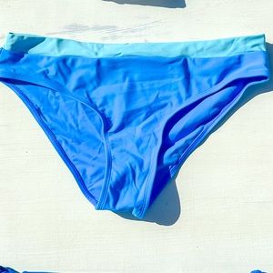 Blue Shein High Waisted Bikini Bottoms
